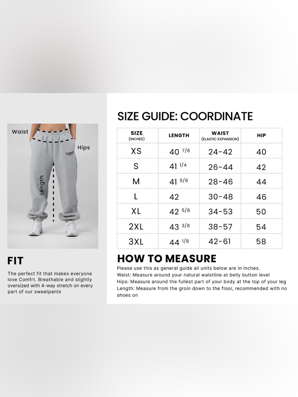 Comfrt sweatpants straight leg - Picture 4 of 4
